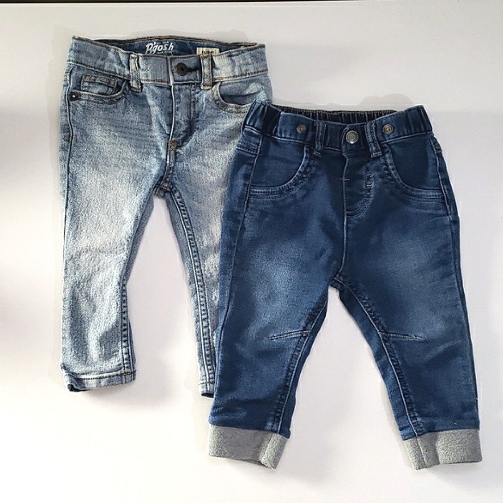 Baby boy jeans bundle, 12m
